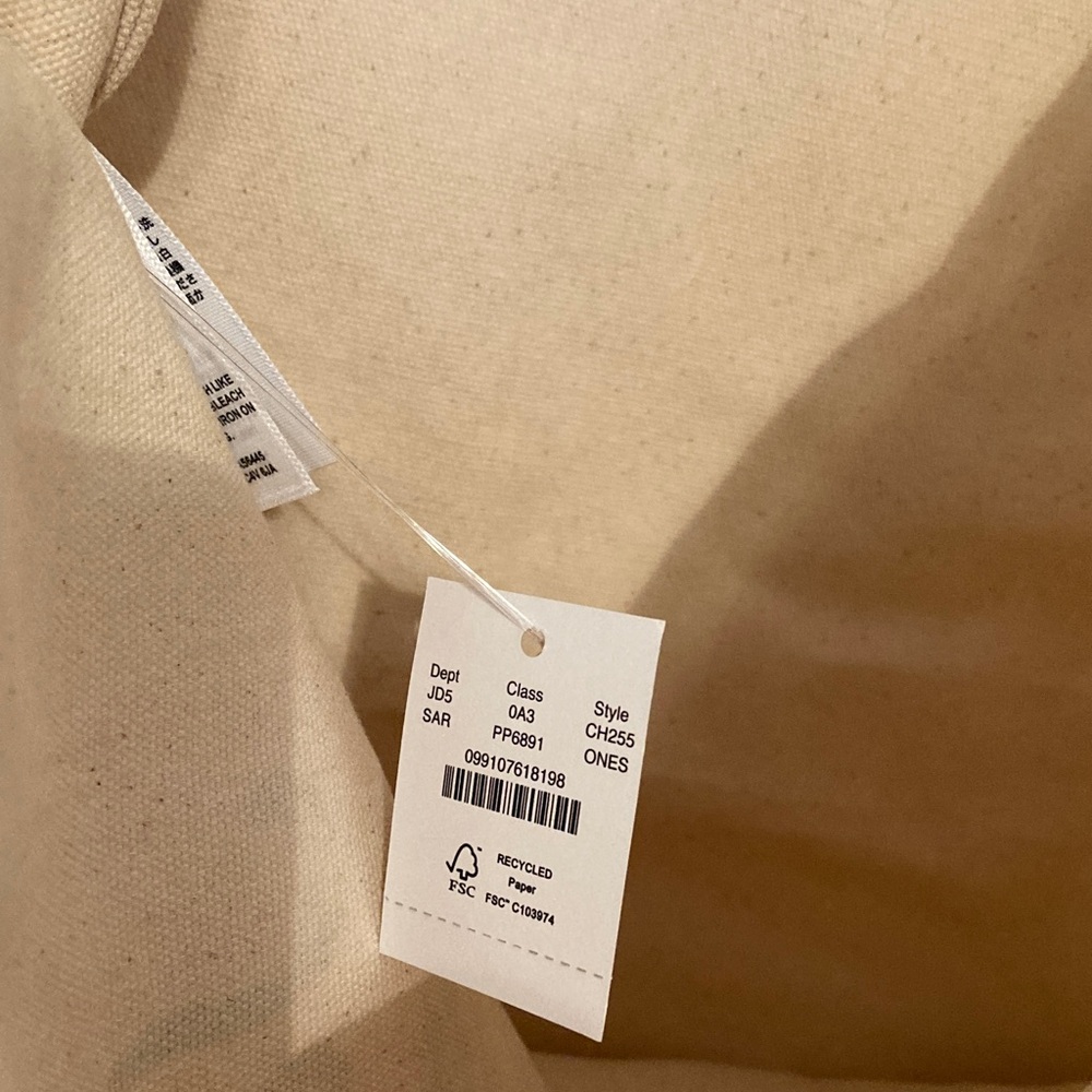 JCrew “Sardines” graphic print reusable everyday tote - Picture 4 of 4